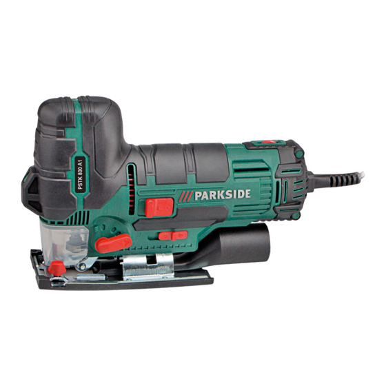 Parkside PSTK 800 A1 Traducción Del Manual De Instrucciones Original