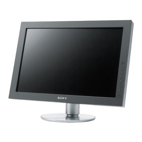 Sony SDM-P232W Manual De Instrucciones