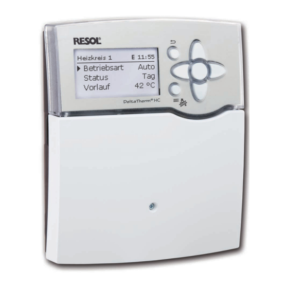 Resol DeltaTherm HC Manual Para El Instalador