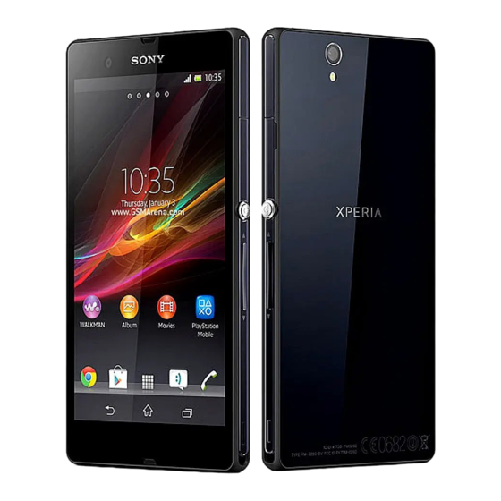 Sony Xperia Z C6603 Guia Del Usuario