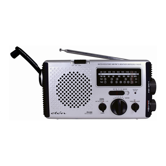 Eton FR400 Manual Del Propietário