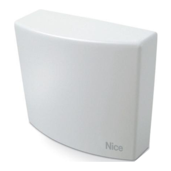 Nice mindy TT0 Instrucciones Y Advertencias Para El Instalador