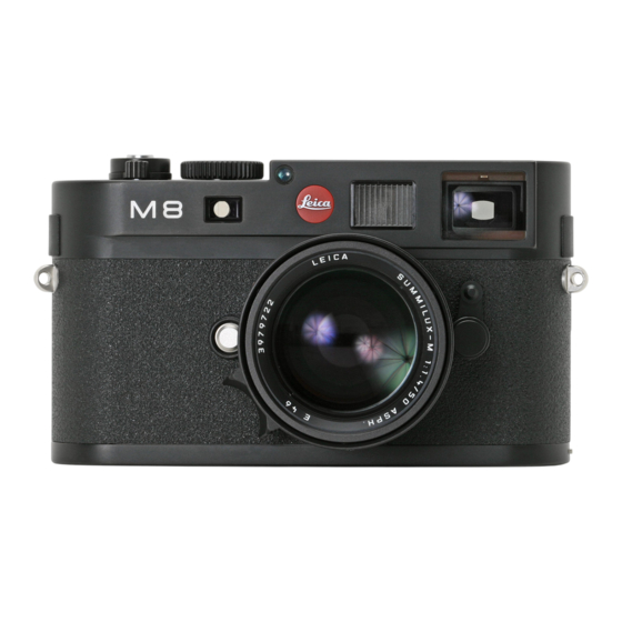 Leica M8 Manual Del Usuario