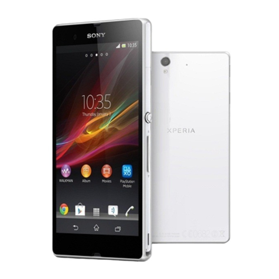Sony Xperia Z C6603 Guia Del Usuario