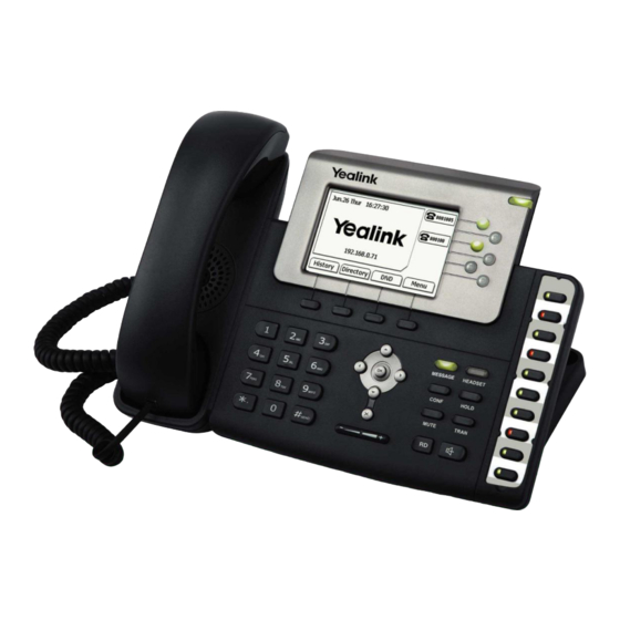 Yealink SIP-T28P Manual De Usuario