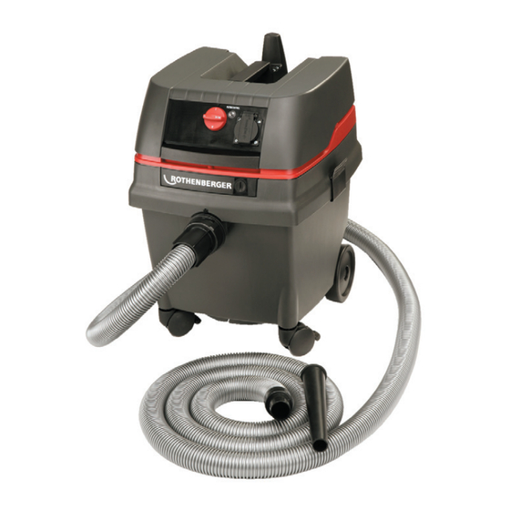 Rothenberger RODIA DRY CLEANER 1200 Instrucciones De Uso