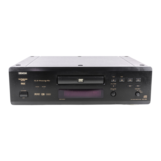 Denon DVD-3800 Instrucciones De Operación