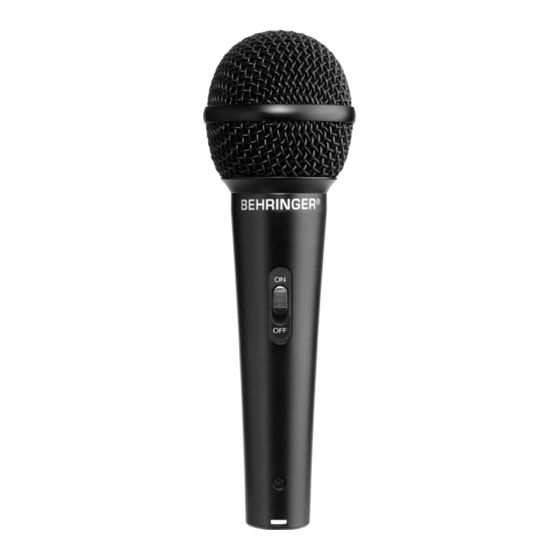 Behringer XM1800S Manual De Usuario