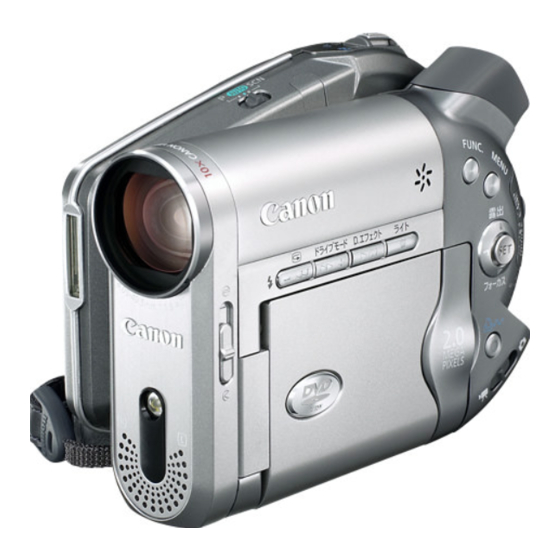 Canon DC20 Manuales