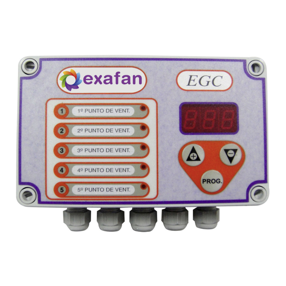 Exafan EGC Manual De Mantenimiento E Instalación
