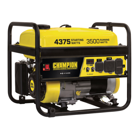 Champion Global Power Equipment 100559 Manual Del Operador