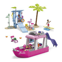 Mega BARBIE MALIBU DREAM BOAT Manual De Instrucciones