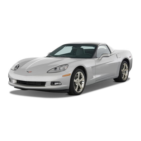 Chevrolet Corvette 2011 Manual De Propietario