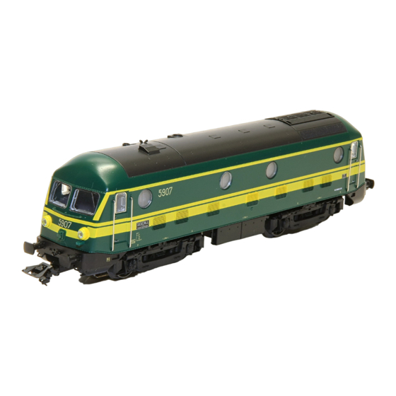 Trix SNCB 59 Serie Manual Del Usuario