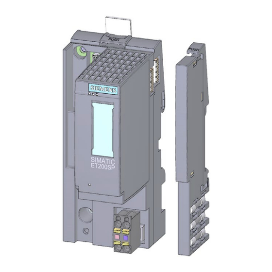 Siemens SIMATIC ET 200SP Manual De Producto