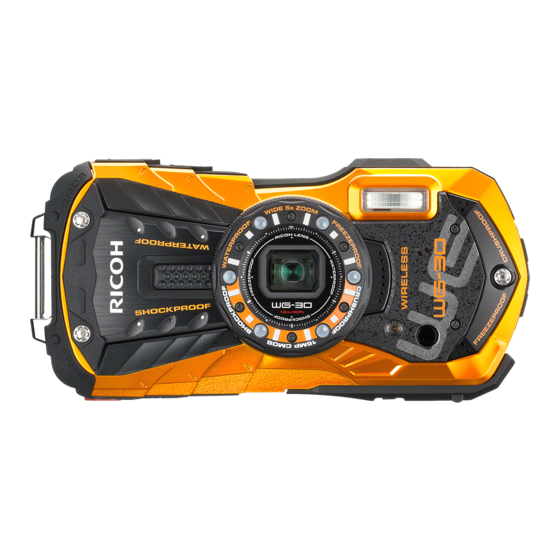 Ricoh WG-30W Guía De Inicio