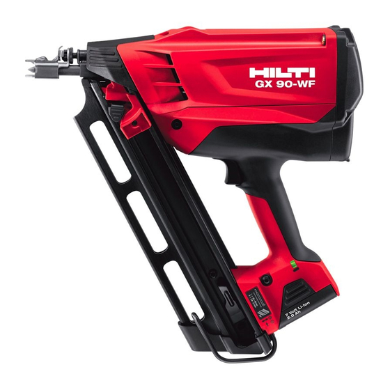 Hilti GX 90-WF Manual De Instrucciones