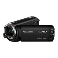 Panasonic HC-W570 Instrucciones De Funcionamiento