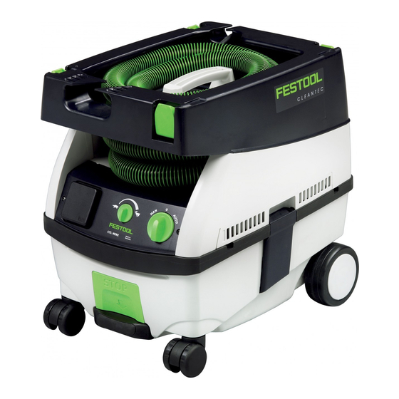 Festool CTL Mini Manual De Instrucciones Original/Lista De Piezas De Repuesto