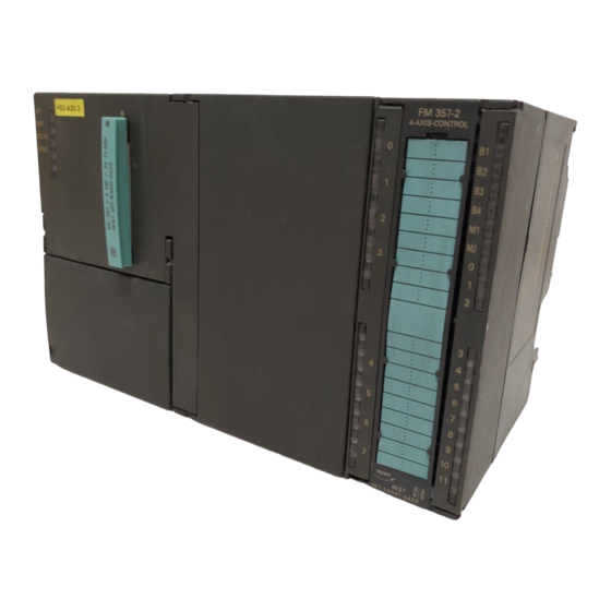 Siemens SIMATIC FM 357-2 Manual