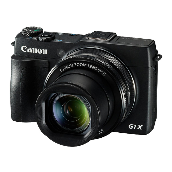 Canon PowerShot G1X Mark II Guia Del Usuario