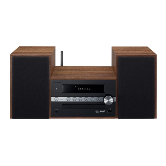 Pioneer X-CM66D Manual De Instrucciones