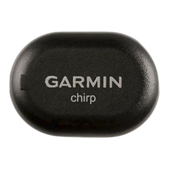Garmin chirp Manual Del Usuario