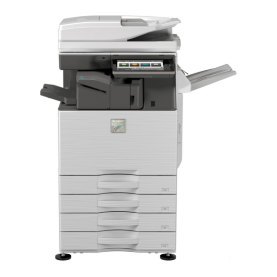 Cómo Imprimir Un Manual Sharp MX5070N Guia De Inicio Rapido [Página