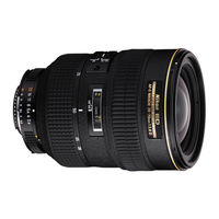Nikon AF-S Zoom-Nikkor ED 28-70 mm f/2,8D IF Manual De Instrucciones