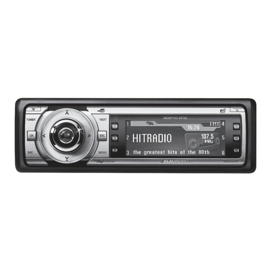Blaupunkt Memphis MP66 Instrucciones De Manejo E Instalación