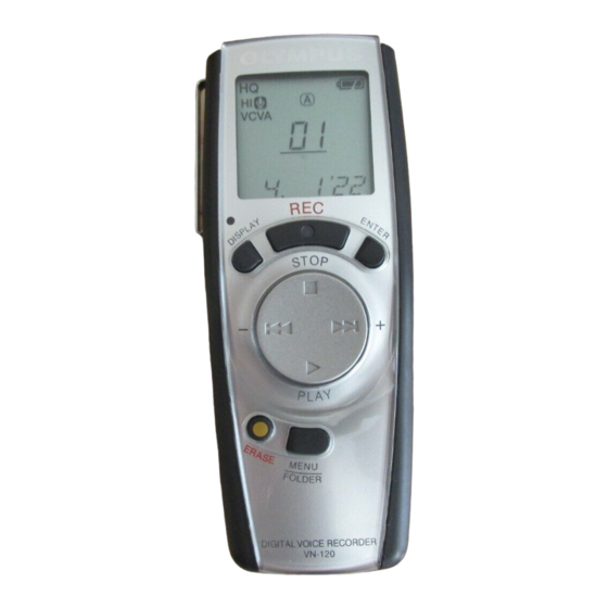 Olympus VN-120 Instrucciones