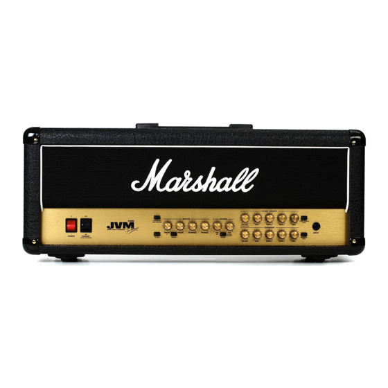 Marshall JVM2 Serie Manuales