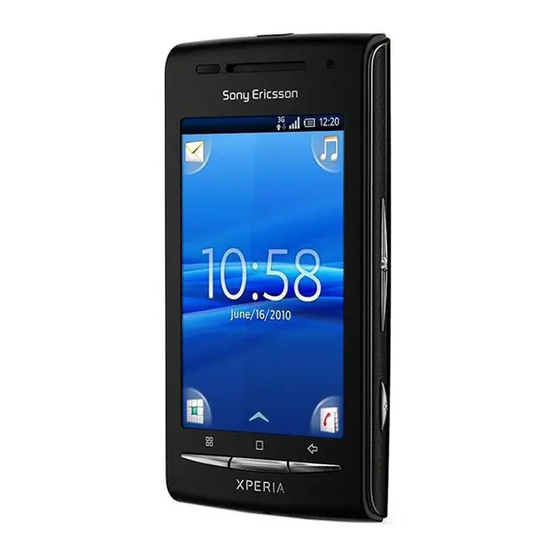 Sony Ericsson XPERIA X8 Guía Del Usuario Ampliada