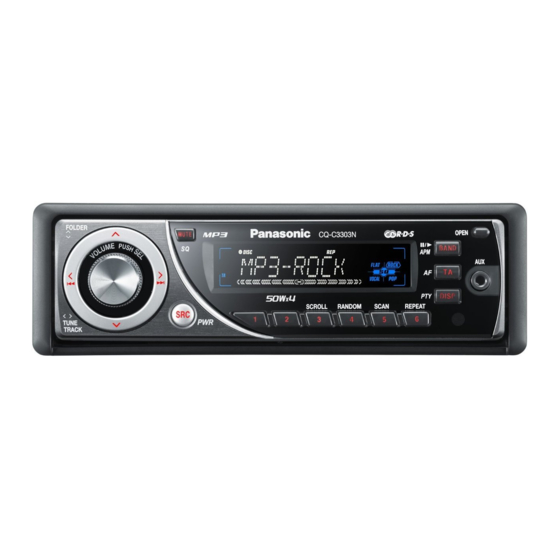 Panasonic CQ-C3503N Instrucciones De Instalación