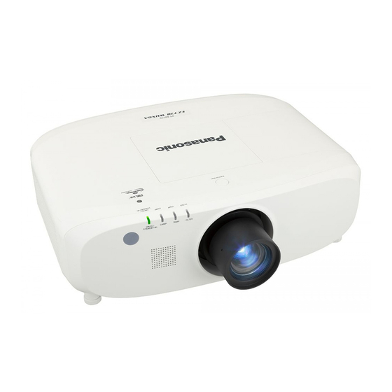 Panasonic PT-EZ770Z Instrucciones De Uso