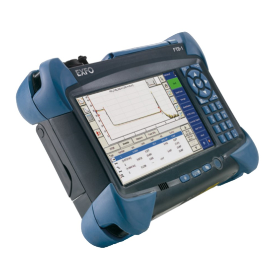 EXFO FTB-700 Serie Guia Del Usuario