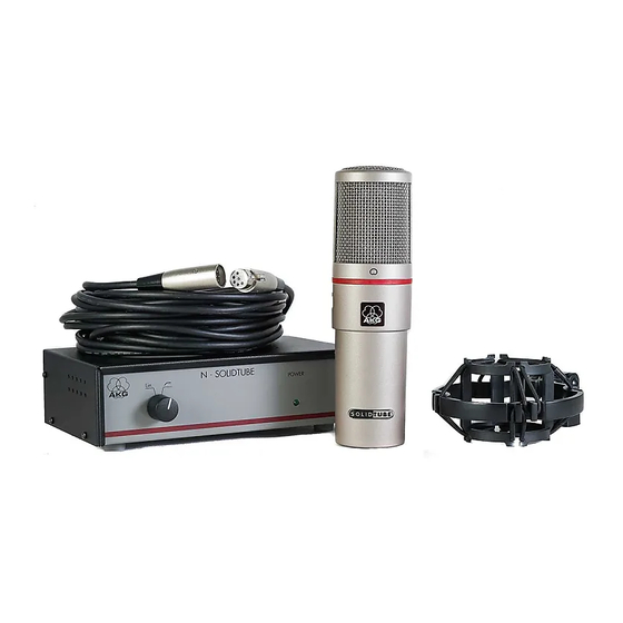 AKG SOLIDTUBE Modo De Empleo