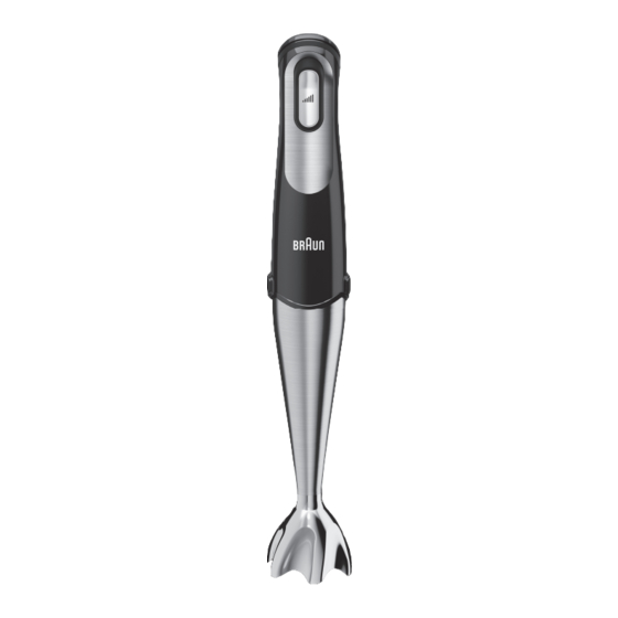 Braun Multiquick 7 Serie Manual Del Usuario