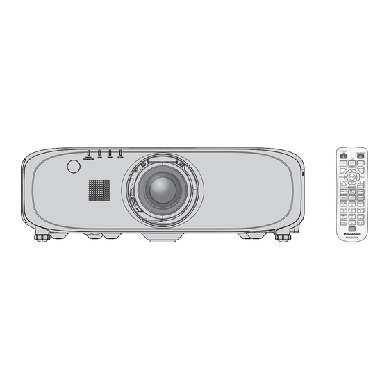 Panasonic PT-EZ770Z Instrucciones De Operación
