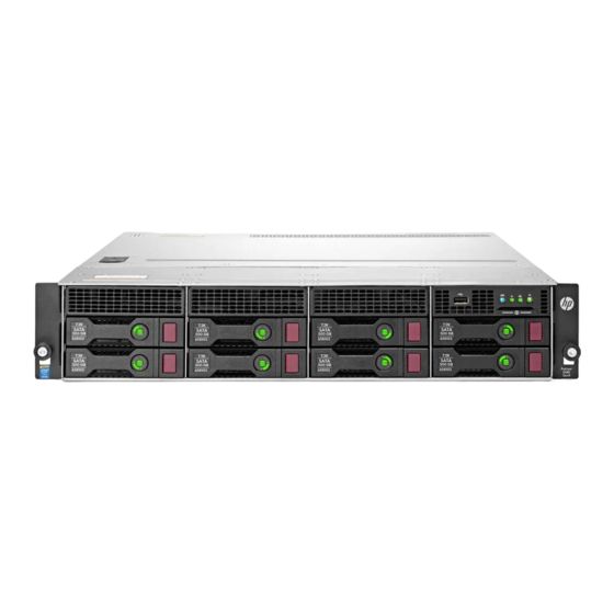 HP E ProLiant DL80 Gen9 Guía De Usuario