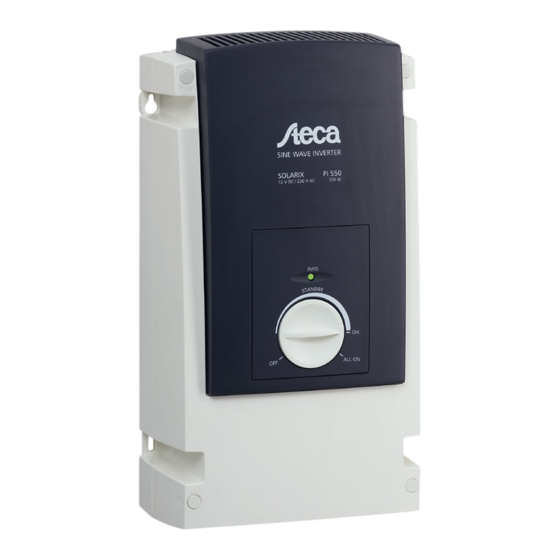 Steca Solarix PI 600 Instrucciones De Montaje Y Manejo