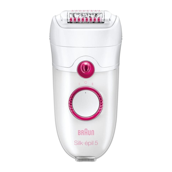 Braun Silk-épil 5 Power Epilator 5780 Manual De Instrucciones