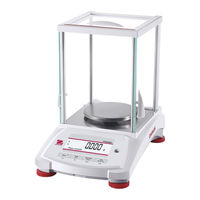OHAUS PX623M Guia Del Usuario