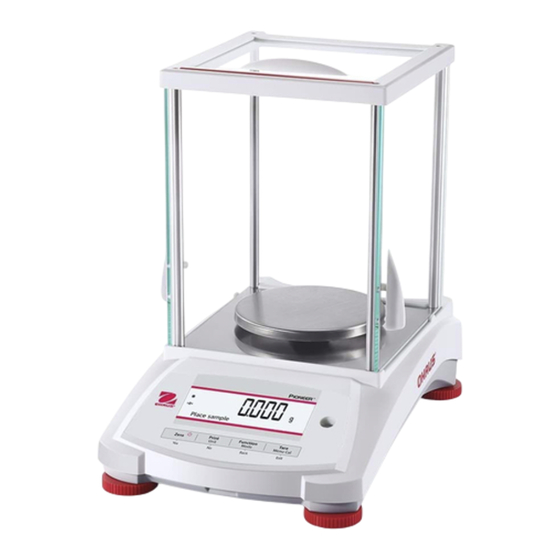 OHAUS PX Serie Guia Del Usuario