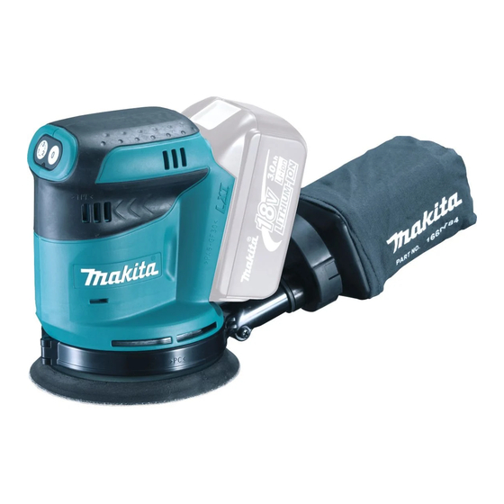 Makita DBO140 Manual De Instrucciones