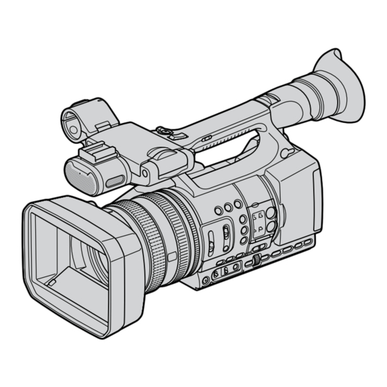 Sony HANDYCAM HDR-AX2000E Manual De Instrucciones