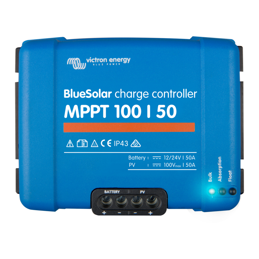 Victron energy BlueSolar MPPT 100/50 Manual
