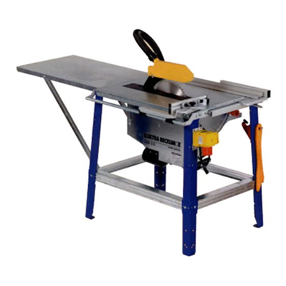 Elektra Beckum TKHS 315 E Manual De Uso