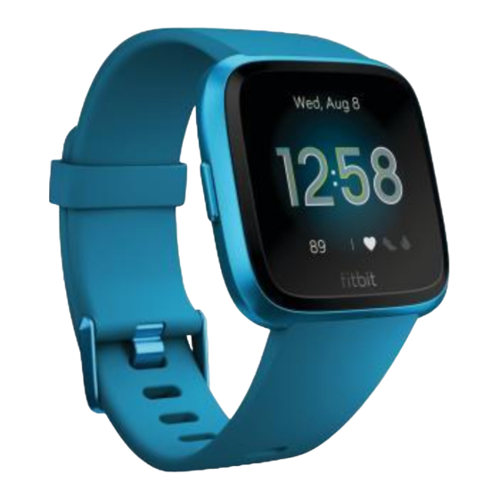 Fitbit Versa Lite Edition Manuales