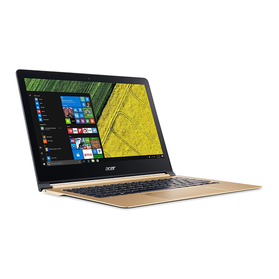 Acer Swift 7 Manual De Usuario